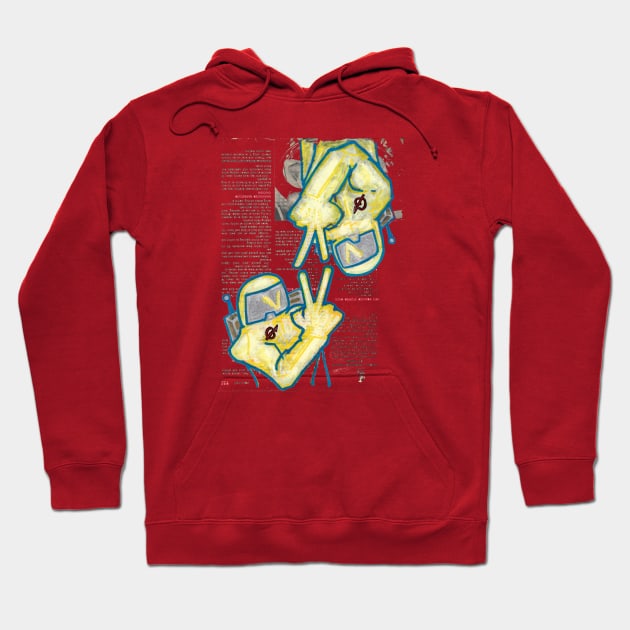 Zero G: Twos Up Twos Down Hoodie by hh5art